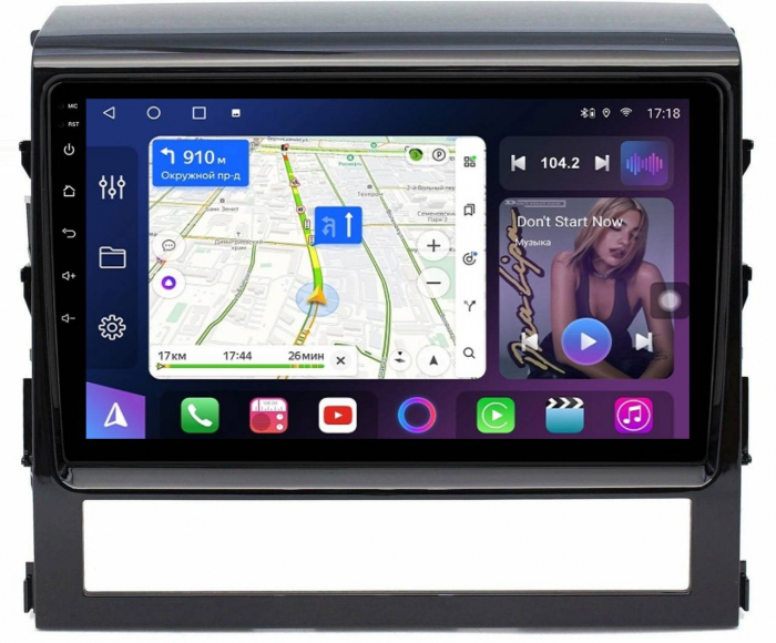 Штатная магнитола FarCar s400 Super HD для Toyota Land Cruiser 200 2015+ на Android (XL567/609M)