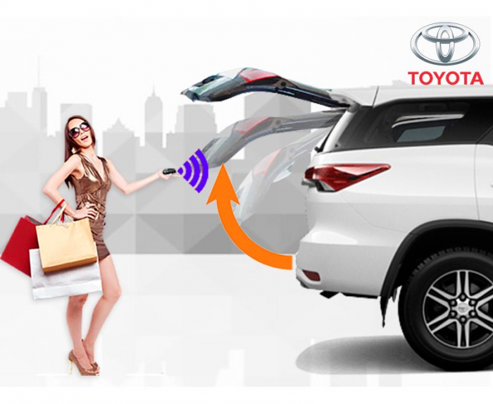 Электропривод багажника Toyota Fortuner с 2016 года выпуска по наше время (установочный комплект)