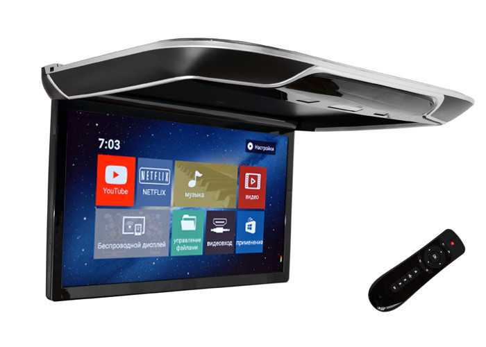 Потолочный Смарт ТВ 22" ERGO ER22AND (1920x1080, Android) черный